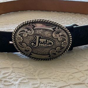 Unisex real leather belt with buckle 🤠